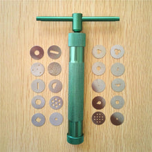 Load image into Gallery viewer, High Quality Green Clay  Extruders Sculpture Gun Clay Sugar Paste Extruder Fondant Cake Sculpture Polymer Gun Tool