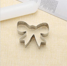 Load image into Gallery viewer, Bow Cookie Tools Cutter Mould Biscuit Press Icing Set Stamp Mold Stainless Steel Bakeware For Kitchen China