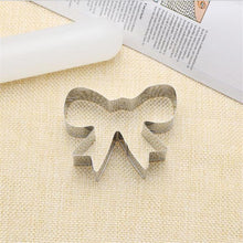 Load image into Gallery viewer, Bow Cookie Tools Cutter Mould Biscuit Press Icing Set Stamp Mold Stainless Steel Bakeware For Kitchen China