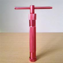 Load image into Gallery viewer, Rose Red Metal Alloy Sugar Paste Extruder Craft Gun with 20 Tips Sugar Craft Fondant Cake Sculpture Polymer Clay Tool Perfect