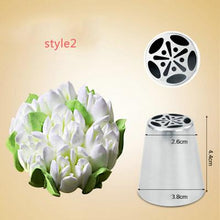 Load image into Gallery viewer, 1PCS Russian Nozzles Icing Piping Tips Stainless Steel Nozzles Cake Decorating Tools Nozzles Pastry Kitchen Accessories Tools