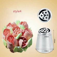Load image into Gallery viewer, 1PCS Russian Nozzles Icing Piping Tips Stainless Steel Nozzles Cake Decorating Tools Nozzles Pastry Kitchen Accessories Tools