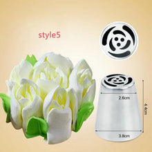 Load image into Gallery viewer, 1PCS Russian Nozzles Icing Piping Tips Stainless Steel Nozzles Cake Decorating Tools Nozzles Pastry Kitchen Accessories Tools