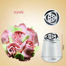 Load image into Gallery viewer, 1PCS Russian Nozzles Icing Piping Tips Stainless Steel Nozzles Cake Decorating Tools Nozzles Pastry Kitchen Accessories Tools