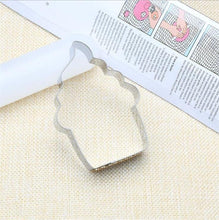 Load image into Gallery viewer, Cupcake Ice Cream Cookie Stencils Pancake Biscuit Cookie Cutter Tools Baking Pastry Modelling Tools Stainless Steel Top Shop