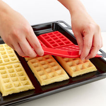 Load image into Gallery viewer, Silicone 4-Cavity Waffles Cake Chocolate Mold Donut Maker Fondant Baking Molds Cake Decorating Waffles cake Mould Pan