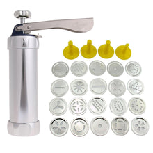 Load image into Gallery viewer, Cookies Press Cutter Baking Tools Cookie Biscuits Press Machine Kitchen Tool Bakeware With 20 Cookie Molds and 4 Nozzles
