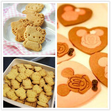 Load image into Gallery viewer, 2Pcs/Set Hello Kitty Mickey Shape Cookie Mould Plastic Sugar Fondant Cake Mold Biscuit Cookie Cutters Cookie Tools
