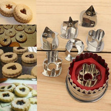 Load image into Gallery viewer, 7Pcs/lot Cookie Cutter Tools 3D Scenario Stainless Steel Cookie Cutter Set Gingerbread Cake Biscuit Mould Fondant Cutter