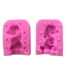 Load image into Gallery viewer, Unicorn other sugar cake baking tools 3D stereo DIY soap silicone mold