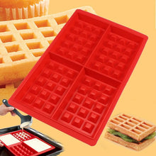 Load image into Gallery viewer, Non-stick Silicone Waffle Mold Kitchen Bakeware Cake Mould Makers for Oven High-temperature Baking Set