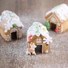 Load image into Gallery viewer, 3Pcs Christmas Gingerbread House Biscuit Cutter Set Stainless Steel Cookie Mould