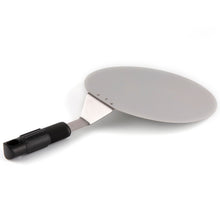 Load image into Gallery viewer, PHFU-Stainless Steel Round Pizza Peel 25.5cm Baking Shovel Paddle, Cake Lifter Transfer Tray for Pizza, Bread,Cake,Pie