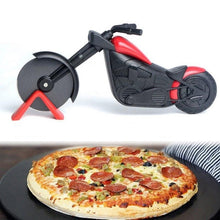 Load image into Gallery viewer, 1Pc Motorcycle Stainless Steel Pizza Knife Pizza Wheel Cutter Motorbike Roller Chopper Slicer Peel Knives Kitchen Tools