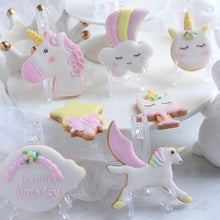 Load image into Gallery viewer, 8pcs/set Creative Unicorn Cookie Cutter DIY Fondant Chocolate Cake Embossing Stencil Mold Biscuit Cute Mold Baking Tool