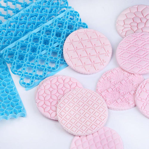 Cute Fondant Cake Pastry Art Embossing Biscuit Cutter Mould Cake Decorating Supplies Fondant Decoration Tools Baking Tools