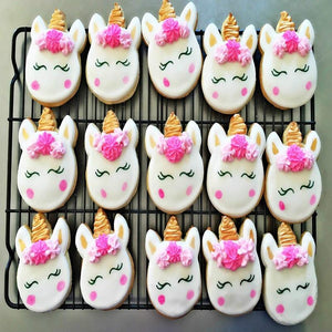 KENIAO Unicorn Face Cookie Cutter for Kids Birthday Party Cutters - Biscuit / Fondant / Pastry / Bread Cutter - Stainless Steel