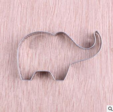Load image into Gallery viewer, Stainless Steel Cookie Mold Elephant Shape Cake Fondant Mold Cookie Cutter Kitchen Accessories Cookie Tools Cupcake Decorator