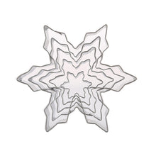 Load image into Gallery viewer, 5Pcs/Set Christmas Snowflake Stainless Steel Cookie Cutters Cake Biscuit Moulds Fondant Icing Mold Kitchen Baking Tools