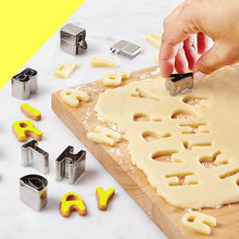 Load image into Gallery viewer, Bakeware Waffle Mold 430 Stainless Steel Kitchen Tools 26 Letters Design DIY Cake/Biscuit /Chocolate/Cookies/Bread Baking Molds