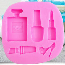 Load image into Gallery viewer, Silicone Makeup Lipstick Cake Decorating Mould Sugarcraft Chocolate Baking Mold Kitchen Accessories