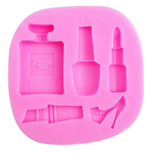 Load image into Gallery viewer, Silicone Makeup Lipstick Cake Decorating Mould Sugarcraft Chocolate Baking Mold Kitchen Accessories