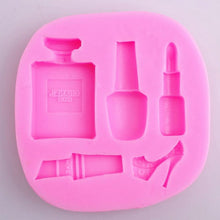 Load image into Gallery viewer, Silicone Makeup Lipstick Cake Decorating Mould Sugarcraft Chocolate Baking Mold Kitchen Accessories