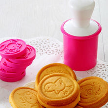 Load image into Gallery viewer, 8Pcs/set Christmas Tree Easter Cartoon Stamp Cookie Tool Cookie Cutters Silicone Printing Set Cake Decoration Tools Pastry Tools