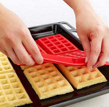 Load image into Gallery viewer, Mini Waffles Pan Cake Baking Baked Muffin Cake Chocolate Mold Tray DIY Food Grade Silicone Kitchen Accessories Waffle Mold