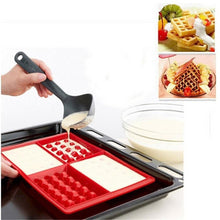Load image into Gallery viewer, Waffle Makers for Kids Silicone Cake Mould Waffle Mould Silicone Bakeware Set Nonstick Silicone Baking Mold Set