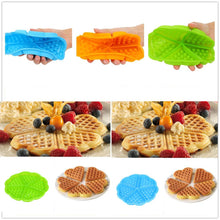 Load image into Gallery viewer, Practical Kitchen Silicone Mini Round Waffles Pan Cake Baking Mould Mold Waffle Tray High quality Waffles Mould #31830