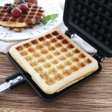 Load image into Gallery viewer, 1 pcs Waffle Mold Aluminum+Teflon Waffle Maker coating Stove Waffle DIY Muffins Mould Bakeware Machine Kitchen Tool