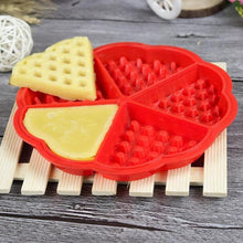 Load image into Gallery viewer, Round Heart Shape Waffle Biscuit Mold Silicone Cake Mould Kitchen Baking Tool Hot