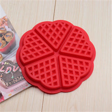 Load image into Gallery viewer, Flower Rectangle Silicone Waffle Mold Pan Microwave Baking Cookie Cake Muffin Bakeware Cooking Tool Kitchen Accessories Supplies