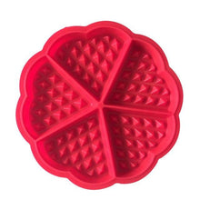 Load image into Gallery viewer, Flower Rectangle Silicone Waffle Mold Pan Microwave Baking Cookie Cake Muffin Bakeware Cooking Tool Kitchen Accessories Supplies