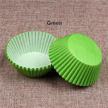 Load image into Gallery viewer, 100 Pcs Cupcake Paper DIY Cake Muffin Baking Cups Case Liners Home Kitchen Baking Tools P0.2