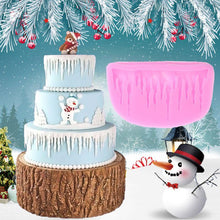 Load image into Gallery viewer, Icicles Cake Decoration Silicone Mold Sugarcraft Frozen Fondant Cake Christmas Decor