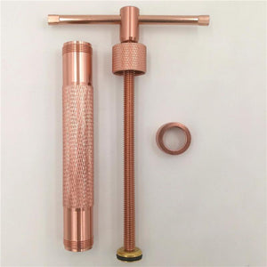 21pcs/set Clay Cake Sculpture Gun With 20 Tips Rose Gold Clay Craft Sugar Paste Extruder Fondant Cake Sculpture Polymer Tool