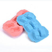 Load image into Gallery viewer, Cartoon Car Silicone Mold fondant Cake Decoration Baking Mold Candy Cookies Chocolate Soap Baking Mold Tool