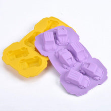 Load image into Gallery viewer, Cartoon Car Silicone Mold fondant Cake Decoration Baking Mold Candy Cookies Chocolate Soap Baking Mold Tool