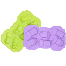 Load image into Gallery viewer, Cartoon Car Silicone Mold fondant Cake Decoration Baking Mold Candy Cookies Chocolate Soap Baking Mold Tool