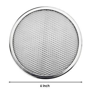 Latest Aluminum Flat Mesh Pizza Screen Round Baking Tray Metal Net Bakeware Kitchen Tools Pizza 6-22inch Bakeware Cookware