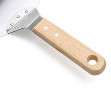 Load image into Gallery viewer, Newly Stainless Steel Pizza Peel Shovel with Wooden Handle Cake Shovel Baking Tools Cheese Pizza Shovels