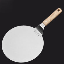 Load image into Gallery viewer, Newly Stainless Steel Pizza Peel Shovel with Wooden Handle Cake Shovel Baking Tools Cheese Pizza Shovels