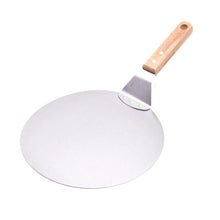 Load image into Gallery viewer, Newly Stainless Steel Pizza Peel Shovel with Wooden Handle Cake Shovel Baking Tools Cheese Pizza Shovels