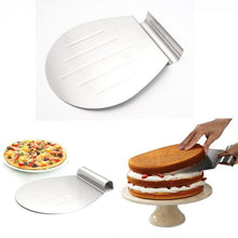 Load image into Gallery viewer, HOT-1PCS Baking Tools Stainless Steel Transfer Cake Tray Moving Plate Bread Pizza Blade Shovel Bakeware Pastry Scraper