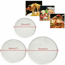 Load image into Gallery viewer, WHISM 6-14&quot; Aluminum Pizza Tray Mesh Round Pizza Pancake Net Baking Pan Pizza Net Baking Accessories Screen Pastry Baking Tools