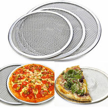 Load image into Gallery viewer, WHISM 6-14&quot; Aluminum Pizza Tray Mesh Round Pizza Pancake Net Baking Pan Pizza Net Baking Accessories Screen Pastry Baking Tools