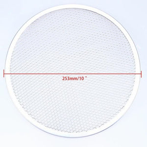 WHISM 6-14" Aluminum Pizza Tray Mesh Round Pizza Pancake Net Baking Pan Pizza Net Baking Accessories Screen Pastry Baking Tools