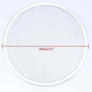 WHISM 6-14" Aluminum Pizza Tray Mesh Round Pizza Pancake Net Baking Pan Pizza Net Baking Accessories Screen Pastry Baking Tools